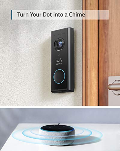 eufy Security, Wireless Add-on Video Doorbell with 2K Resolution, 2-Way Audio, Simple Self-Installation, HomeBase 1, 2, 3 or E Required