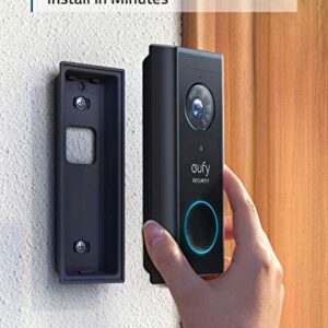 eufy Security, Wireless Add-on Video Doorbell with 2K Resolution, 2-Way Audio, Simple Self-Installation, HomeBase 1, 2, 3 or E Required