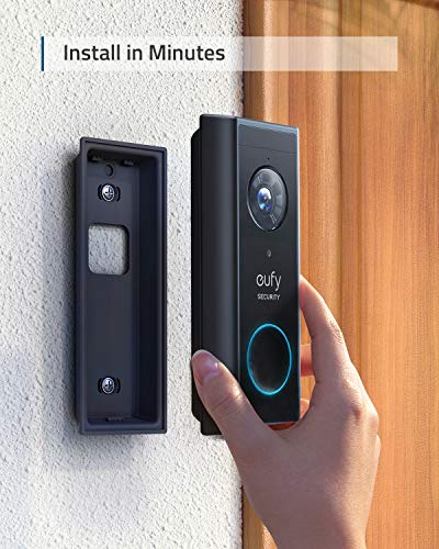 eufy Security, Wireless Add-on Video Doorbell with 2K Resolution, 2-Way Audio, Simple Self-Installation, HomeBase 1, 2, 3 or E Required