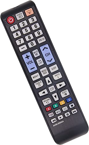 Replacement for Samsung Remote Control for Smart TV,Compatible Samsung TV Remote Control LCD LED Smart TV Remote,No Setup Required-Fit for Backlit Samsung Universal Remote Control