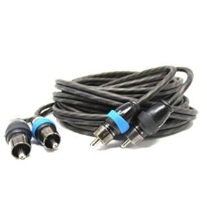 Sky High Car Audio 2 Channel Twisted 3 ft RCA Cables Coated 3' OFC