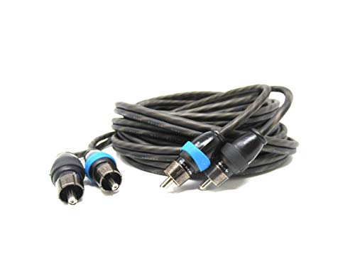 Sky High Car Audio 2 Channel Twisted 3 ft RCA Cables Coated 3' OFC