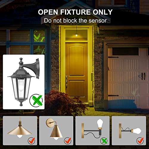 Sengled A19 Motion Sensor Light Bulb Outdoor/Indoor 11W (75-Watt Equivalent), Soft White Motion Sensing Light Bulb Built-in Photocell Sensor for Front Porch Garage Hallway 3000K 1200LM, 2 Pack