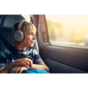 JBL Jr460NC Wireless Over-Ear Noise Cancelling Kids Headphones - White (Renewed)