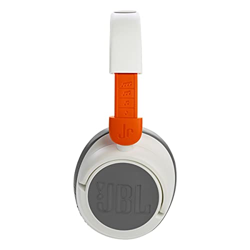JBL Jr460NC Wireless Over-Ear Noise Cancelling Kids Headphones - White (Renewed)