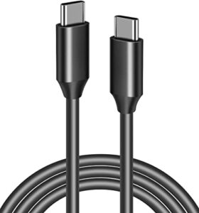 cuiuic usb c to usb c cable 100w 5ft usb c 3.2 gen 2×2 cable with pd fast charge and video output[thunderbolt 3 compatible],for portable monitor,laptop,macbook pro, ipad pro,galaxy s21/s20