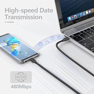 CUIUIC USB C to USB C Cable 100W 5FT USB C 3.2 Gen 2x2 Cable with PD Fast Charge and Video Output[Thunderbolt 3 Compatible],for Portable Monitor,Laptop,MacBook Pro, iPad Pro,Galaxy S21/S20