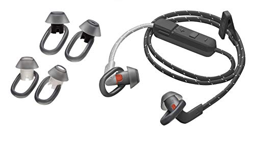 Plantronics BackBeat FIT 300 Sweatproof Sport Earbuds, Wireless Headphones, Black/Grey (Renewed)