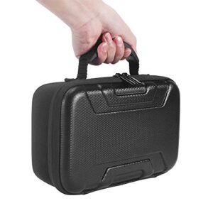 Esimen Hard Case for Nebula Capsule II/Nebula Capsule Max Smart Mini Projector by Anker and Remote Control USB Flash Drive Accessories Carry Bag Protective Storage Box (Black) (for Capsule II)