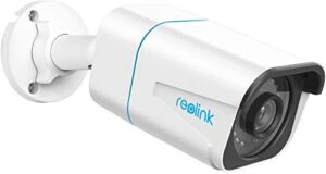 reolink 4k security camera outdoor system, surveillance ip poe camera with human/vehicle/pet detection, 25fps daytime, 100f ir night vision, work with smart home, up to 256gb sd card, rlc-810a