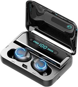 eyearn wireless earbuds, bluetooth 5.0 headphones earphones with charging case, in ear headset, stereo earphones earbuds for gym exercises, audio books, watching tv (this will be the for