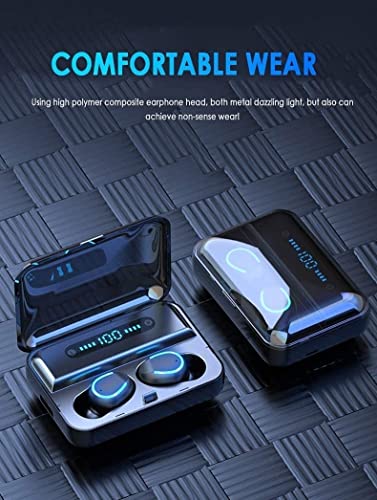 EYEARN Wireless Earbuds, Bluetooth 5.0 Headphones Earphones with Charging Case, in Ear Headset, Stereo Earphones Earbuds for Gym Exercises, Audio Books, Watching TV (This Will be The for