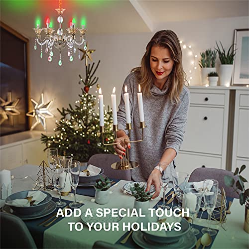 Sengled Smart Light Bulbs, LED Candelabra Bulbs E12 Base, Smart Bulbs That Work with Alexa Google, Dimmable, 5W (40W Equivalent) 450LM, No Hub Required, Only 2.4GHz WiFi Support, 2 Pack