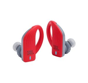jbl endurance peak true wireless bluetooth in-ear sport headphones – red (renewed)