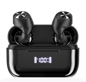 aruind true wireless earbuds bluetooth headphones, 160h playtime earbuds with led display, ipx7 waterproof sports in-ear earbuds, cvc 8.0 noise cancelling deep bass earphones for iphone/android