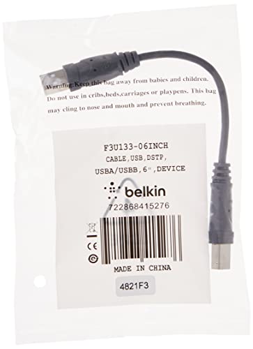 Belkin Components USB A/B Device Daisy Chain for USB Hub (6 Inches)