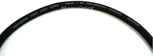 Monoprice 104784 3' Premier Series XLR Female to RCA Male 16AWG Cable