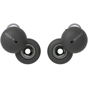 Sony WFL900/H LinkBuds Truly Wireless Earbuds Headphones w/Alexa Built-in (Gray) Bundle with Tech Smart USA Audio Entertainment Essentials Bundle and 1 YR CPS Enhanced Protection Pack