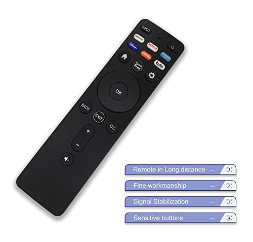 Replacement Remote Control XRT260 for 2021 Vizio V-Series M-Series Smart TV V505-J01 M50Q7-J01 V555-J01 M55Q7-J01 M65Q7-J01