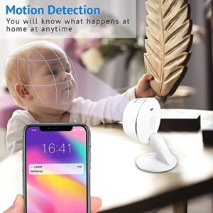 LaView Smart Indoor Security Camera for Home(2 Pack), 1080p HD Baby Monitor with Motion and Sound Detection,Two-Way Audio, Night Vision, US Cloud Server & SD Card Storage, Compatible with Alexa