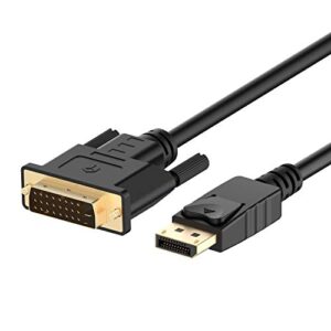 rankie displayport (dp) to dvi cable, gold plated, 10 feet