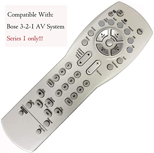 Replacement Remote 289138001 Compatible for Bose 321 Series I Audio/Video AV Receiver [Work with Series I of Bose 321 ONLY] (Instruction Included)