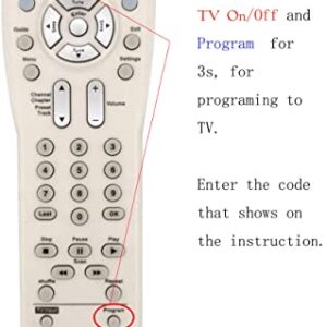 Replacement Remote 289138001 Compatible for Bose 321 Series I Audio/Video AV Receiver [Work with Series I of Bose 321 ONLY] (Instruction Included)