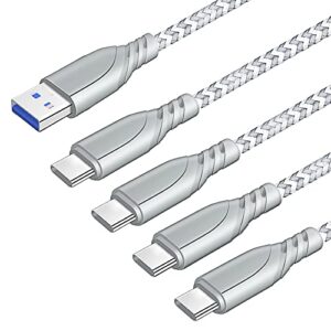 usb c charger cable 1ft 3ft 6ft 10ft cord for samsung galaxy s21 s22 s20 plus ultra fe a32 a42 5g a12,note 20 10 10+,a21 a01 a03s a31,lg q70 g8x g8 v60 g7 v40 thinq,3a fast charge charging power wire