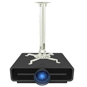 Mount-It! Ceiling Projector Mount | Full Motion and Height Adjustable from 14.5 - 21.5 Inches | Universal Bracket Fits Epson, Optoma, Benq, and Viewsonic Projectors | 30 Lbs Capacity (Medium)