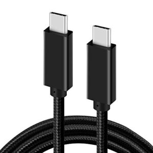 cbus 5a 100w usb-c cable, 6.6ft usb power delivery (pd) fast charge usb 3.2 gen2, 10gbps data — compatible with pd docking stations, hard drives, macbook pro, air, ipad pro, pixelbook, 4k/5k displays
