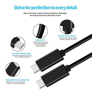 CBUS 5A 100W USB-C Cable, 6.6ft USB Power Delivery (PD) Fast Charge USB 3.2 Gen2, 10Gbps Data — Compatible with PD Docking Stations, Hard Drives, MacBook Pro, Air, iPad Pro, PixelBook, 4K/5K Displays