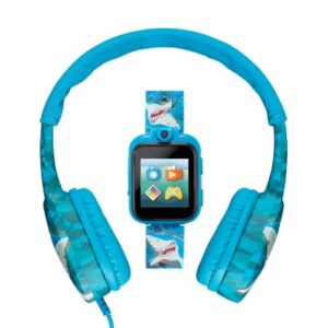 PlayZoom 2 Kids Smartwatch & Headphones - Video Camera Selfies STEM Learning Educational Fun Games, MP3 Music Player Audio Books Touch Screen Sports Digital Watch Gift for Kids Toddlers Boys Girls