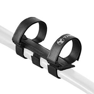 treblab bluetooth speaker mount – universal speaker mount for bike, golf cart railing – adjustable strap holder compatible with most portable speakers