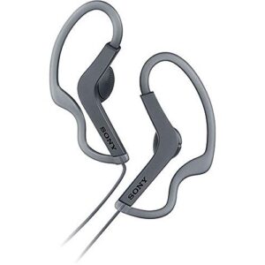 sony mdras210ap/b sports, splashproof, smartphone-compatible, wired, earbuds – black