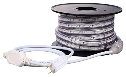 SYLVANIA LED Plug-In 32.8' Outdoor Flex Light Strip Complete Lighting Kit, 6500K Daylight Color Temperature - 1 Pack (75626)