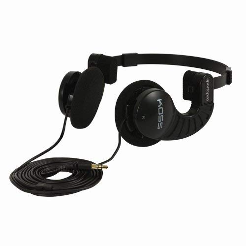 KOSS Sporta Pro On-Ear Headphone - Stereo - Mini-phone - Wired - 60 Ohm - 15 Hz 25 kHz - Gold Plated - Over-the-head, Behind-the-neck - Binaural - Ear-cup - 4 ft Cable / 185597 /