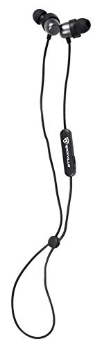 Rockville EBT35 Gunmetal Magnetic Bluetooth Earbuds in-Ear Sport Headphones/IPX5