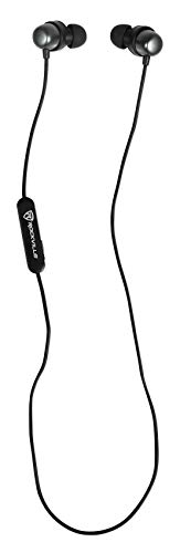 Rockville EBT35 Gunmetal Magnetic Bluetooth Earbuds in-Ear Sport Headphones/IPX5