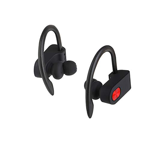 ZOpid Wireless Earbuds - TWS Bluetooth 5.0 Stereo Headphones with Microphone and Charging Case - Sweatproof/Waterproof Sports Earbuds with Adjustable Ear Hooks Works with Fire TV Stick