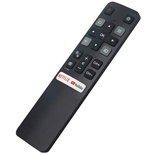 Voice Replacement Remote Control Applicable for TCL TV 40S330 32S330 75S434 43S434 50S434 55S434 65S434 70S434 43P30FS 49P30FS 32P30S 55EP680 40S6510FS 65Q637 55Q637 55S430 65C825 40S334 40S6500FS