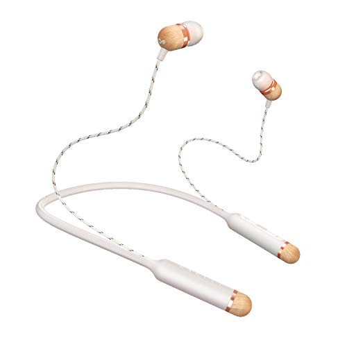 House of Marley Smile Jamaica Wireless: Wireless Neckband Earphones with Microphone, Bluetooth Connectivity, 8 Hours of Playtime, and Sustainable Materials (Copper)