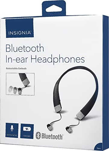 Insignia - NS-CAHBTEB02 Wireless In-Ear Headphones - Black