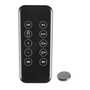 replacement for bose sounddock 10 remote with cr2025 battery, also fit for bose sounddock series 2 3 ii iii bluetooth digital music system remote control