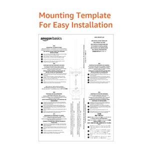 Amazon Basics Fixed Flat TV Wall Mount fits 12-Inch to 40-Inch TVs and VESA 200x200