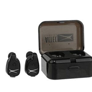 Altec Lansing MZX635 True Wireless Earbuds, True Connect Truly Wireless Headphones, Includes Portable Pocket-Sized Charging Case, IPX4 Waterproof Rating, Black