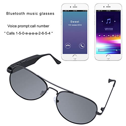 GELETE Bluetooth Sunglasses Polarized Glasses Wireless Stereo Bluetooth Earphone Mobile Handsfree Stereo Music Sunglasses Bluetooth5.0