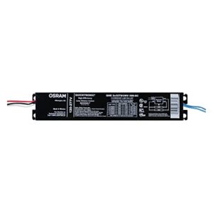 LEDVANCE T8 2x32W Instant Start Electronic Ballast, 120-277V Universal Voltage, Normal Ballast Factor, 1 Pack
