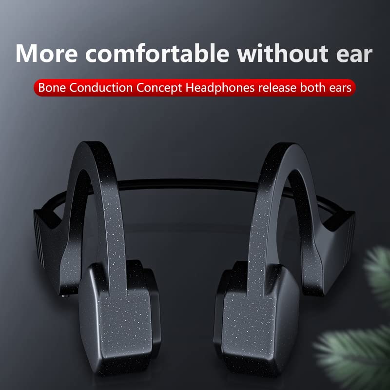 New Wireless Bluetooth Headset Bone Conduction Earphone Running Sports Ear Hook，Lightweight