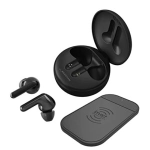 LG Tone FN6 Wireless Earphones - Bluetooth in Earbuds with Meridian Sound and 10w Qi Wireless Fast Pad