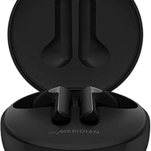 LG Tone FN6 Wireless Earphones - Bluetooth in Earbuds with Meridian Sound and 10w Qi Wireless Fast Pad